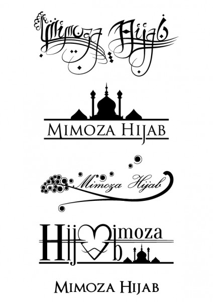 Etude de logo Mimoza Hijab