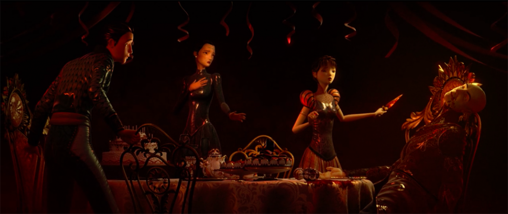 screenshot du film d'animation Les Liens de Sang