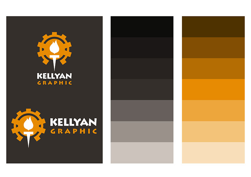 Logo Kellyan Graphic et charte couleurs